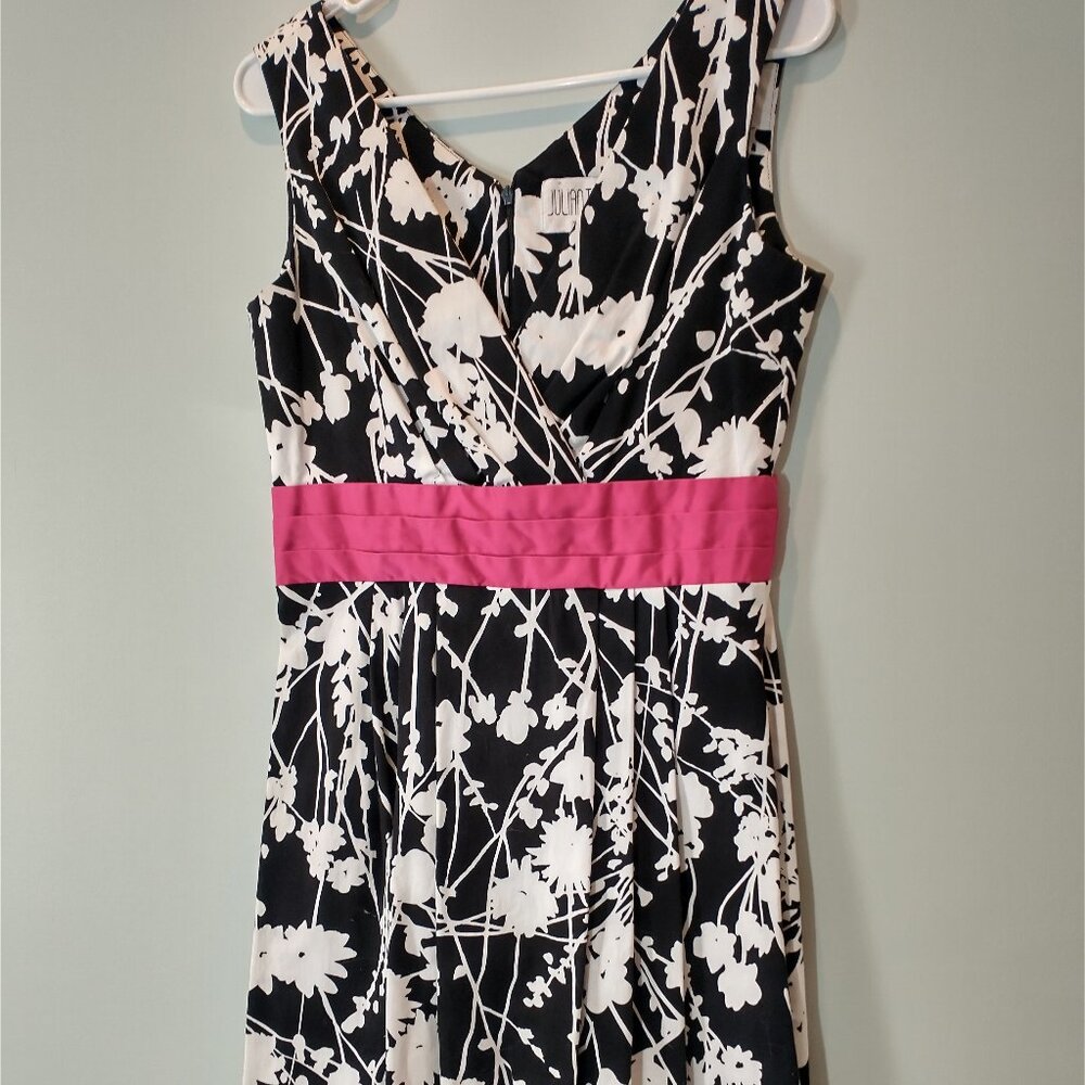 NWOT Julian Taylor Floral Cotton Dress Size 6